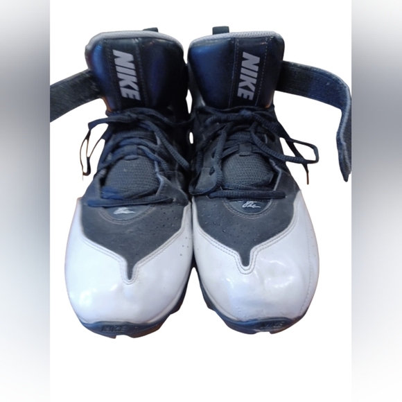 Nike Shark 319011-001 Black And White Football Cleats EUC Size 11 - Picture 5 of 8
